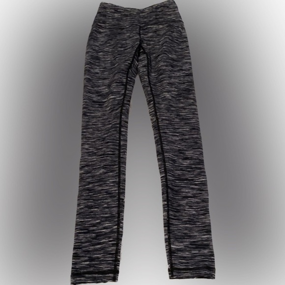 👖$15 1ZELLA high waisted space dye marled grey leggings size XS 0455 - Picture 1 of 4